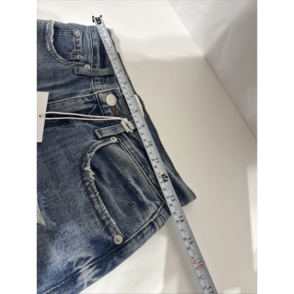 Pistola Stevie High Rise Relaxed Roller‎ Jeans Color Grand Size 25 NWT $178